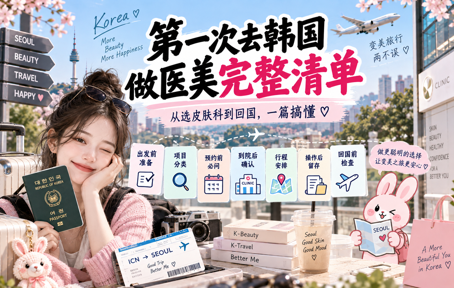 第一次去韩国做医美完整清单：从选皮肤科到回国，一篇搞懂